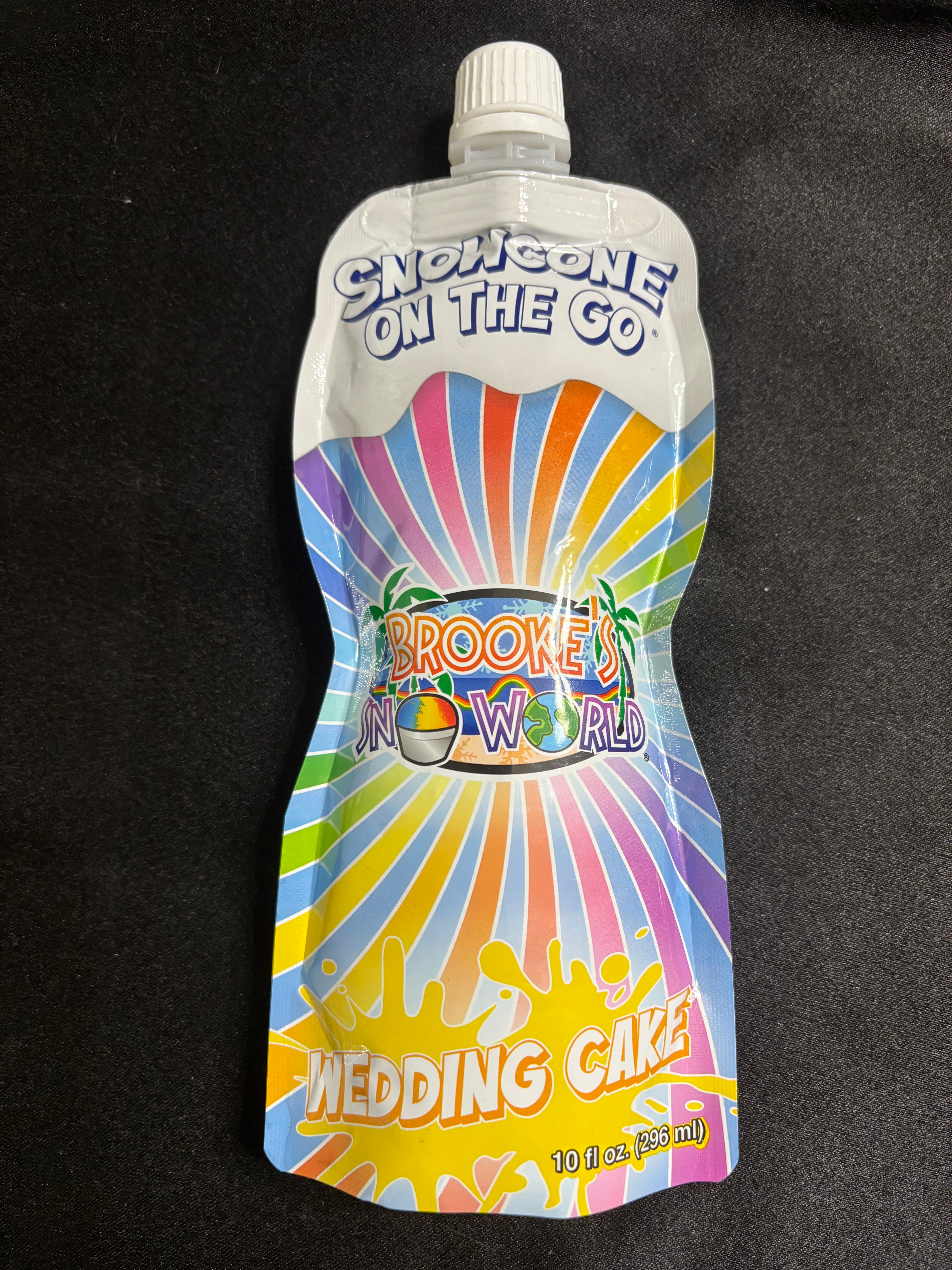 Wedding Cake snow cone on the go